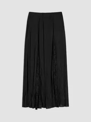 LCW Modest Beli Lastikli Dantel Detaylı Etek