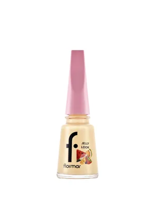 Flormar Juicy Fruits Jelly Look Yüksek Pigmentli & Parlak Bitişli Jel Görünümlü Oje JL103 Melon Cream