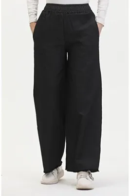 sefamerve Beli Lastikli Kot Pantolon 1793F-01 Antrasit