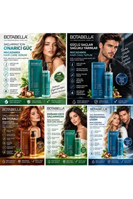 BOTABELLA 2 ADET Keratin Profesyonel Saç Bakım Serumu 125 Ml