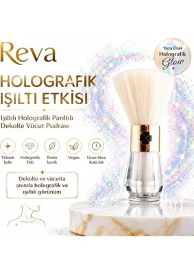 Toyigoo Holographic Explosion For Decolette Vegan Işıltılı Holografik Parıltılı Dekolte Vücut Pudrası