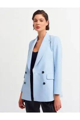 VELLİNE DÖRT DÜĞMELİ KADIN BLAZER CEKET