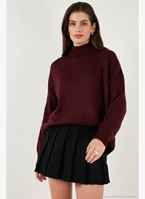Lela Oversize Fit Balıkçı Yaka Yumuşak Dokulu 2'li Paket Triko Kazak Kadın KAZAK 680KZ00469S2
