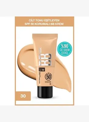 Maybelline New York Maybelline Fit Me Nude BB Krem SPF50+ Renkli Nemlendirici No:30 30ml