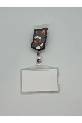 Sağlıkçı Shopping Şaşkın Kedi ve Afacan Fare 2 Temalı Yoyo Kartlık Yoyo Yaka Kartlığı