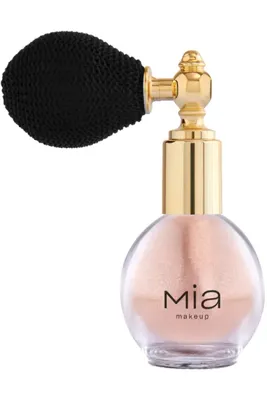 MIA MAKEUP SPARKLING POWDER İtalyan Vücut Aydınlatıcı Pudra Parfüm Etkili ve Işıltılı
