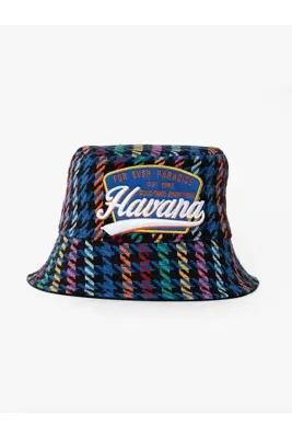 RustandRich Kadın Erkek İndigo Bucket Şapka Havana