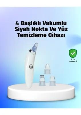 Odea Tr Vakum Teknolojili Siyah Nokta Temizleyici Cihaz – 4 Farklı Başlık ve Derinlemesine Gözenek Temizliği