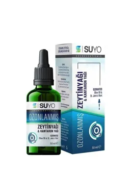 SUYO Green Farma Suyo Ozonlanmış Zeytinyağı Ve Kantoron Yağı 50 ml