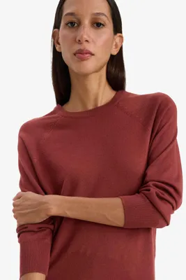 DeFacto Ultra Yumuşak Relaxed Fit Basıc Kazak