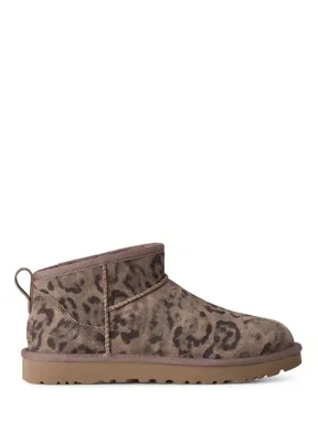 Ugg W Classic Ultra Mini Spotted Chestnut Kahverengi Kadın Bot 1180623
