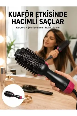 Generic Fön Tarak 1200 W Saç Şekillendirici Saç Düzleştirici Saç Kurutma Yeni Nesil
