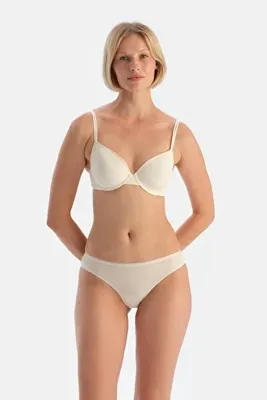 Dagi Ekru 2'li Modal Brazilian Külot