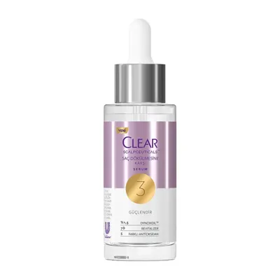 Clear Saç Bakım Serumu 45 ml Saç Dökülmesine Karşı Dynoxidil Vitaminli Bitkisel Formül Parabensiz