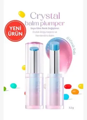 CLIO Isıya Göre Renk Değiştiren Dudak Dolgunlaştırıcı Balm CLIO Crystal Balm Plumper (03 Fresh Soda)