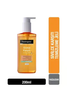 Neutrogena Sivilce Karşıtı Yüz Temizleme Jeli 200 Ml