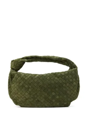 Bottega Veneta Jodie Koyu Yeşil Kadın Süet Çanta