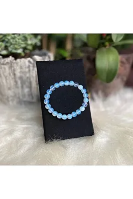 Melek Bozkurt Doğal Opal Ay TaşıÇakra Bileklik