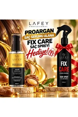 Lafey Professional PROARGAN Argan Yağlı Parlaklık Veren & Yumuşatıcı Saç Serumu 100 ml