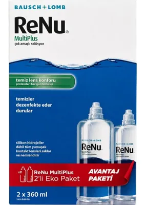 RENU Multiplus Çok Amaçlı Lens Solüsyonu 360 ml 2'li Paket