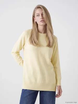LCW Modest Bisiklet Yaka Kadın Triko Tunik
