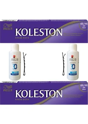 WELLA Koleston Tüp Saç Boyası Sarı 9/0 x 2 li + Akos 30 Volume Oksidan 2 li