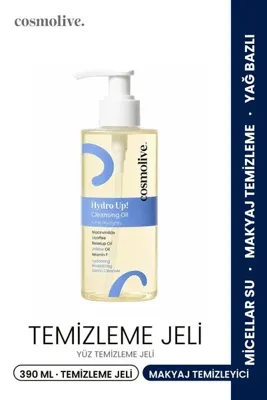 Cosmolive Yüz Temizleme Jeli | Makyaj Temizleyici | Yağ Bazlı Yıkama | Micellar Su Temizleyicileri