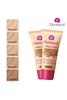 Dermacol Toning Cream-aydınlatıcı Koyulaştırıcı Tonlama Ve Nemlendirici Fondöten 2'si1 Arada-caramel