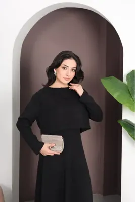 Moda Krash MODAL BLUZ ELBİSE 2 Lİ TAKIM