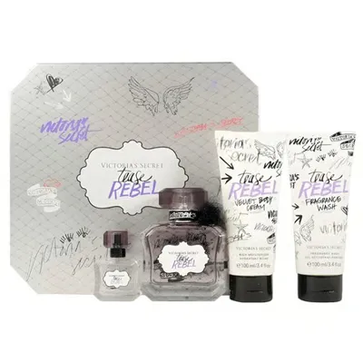 Victoria's Secret Tease Rebel EDP 50 ml + EDP 7.5 ml + Fragrance Wash Gel 100 ml + Body Cream 100 ml Kadın Parfüm Seti