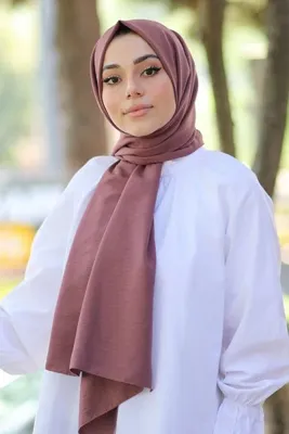 AFVENTE Pamuk Cazz Şal Gül Kurusu