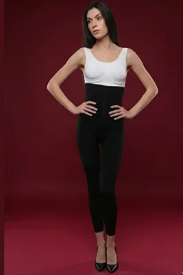 SETRİCA JESS MODEL 3 KADEME AYARLI TOPARLAYICI SIKILAŞTIRICI YÜKSEK BEL SİYAH RENK KORSELİ TAYT