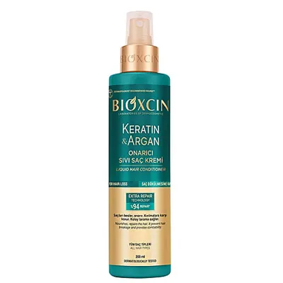 Bioxcin Keratin & Argan Onarıcı Sıvı Saç Bakım Kremi 200 ml