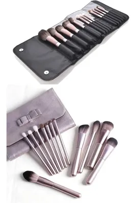 Ronanna Rose Gold Özel Kıl Fırça Seti 12 Parça Ve Harika Çantalı