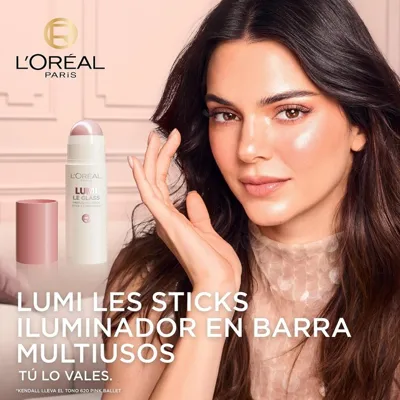 Diğer Lumi Glass Islak Bitişli Stick Aydınlatıcı - 620 Glassy Pink Ballet Çok Renkli