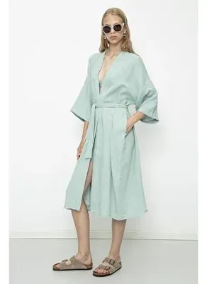 BSL %100 Cotton Müslin Kimono