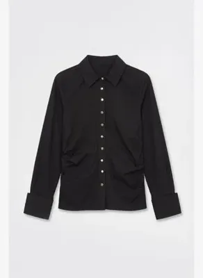 BSL Düğmeli Fit Poplin Gömlek