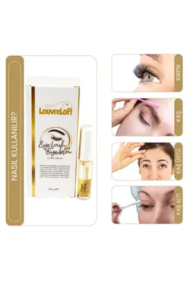 LouvreLoft Jojoba Yağı Özlü Keratin Besleyici Kaş Ve Kirpik Serumu