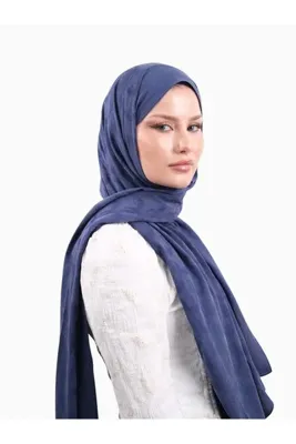 Armine Cupra Cool Şal Açık Lacivert