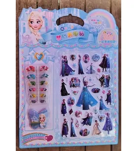 madam shushu ELSA BÜYÜK SET 1 TIRNAK SETİ+MIKNATISLI MAGNET+30 STIKIR+BOYAMA SAYFASI