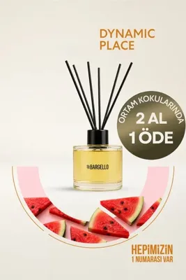 Bargello DYNAMIC PLACE Karpuz Mango 120 ml Dekoratif Ortam Kokusu Bambu Çubuklu