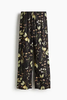 H&M Düz Paça Pull-on Pantolon