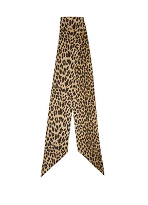 Zadig&Voltaire Leopar Kadın İpek Fular