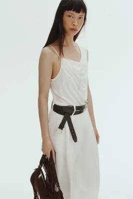 H&M Drapeli Asimetrik Üst