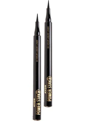 Avon Power Stay Likit Liner Blackest Black Suya Dayanıklı İkili Set 24 Saat Kalıcı