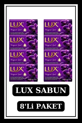 Lux Sabun Mor 80 Gr. Magical Spell X8 Adet Diğer