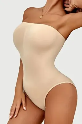 MİSTİRİK Fossini Model Sıkılaştırıcı Etkili Alttan Çıtçıtlı Askısız Body Ten Renk