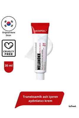 Medipeel MEDIPEEL Melanon X Cream RX 2.0 30 ml Traneksamik asit içeren aydınlatıcı krem