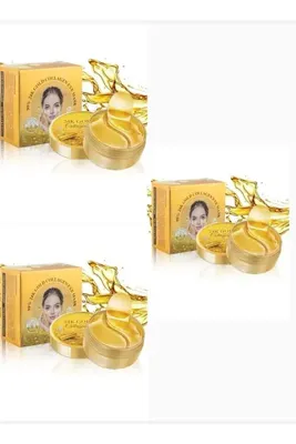 Roesıa Rose Cosmetics Gözaltı Aydınlatıcı Sıkılaştırıcı Ve Onarıcı Collagen Gözaltı Maskesi Gold 3 Adet