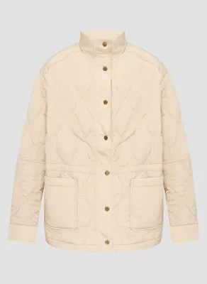 Guess Krem Kadın Kapitone Mont W6YL11W2880-G1M5